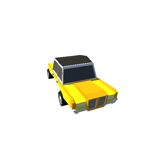 Car-2(Simple city car)-Yellow